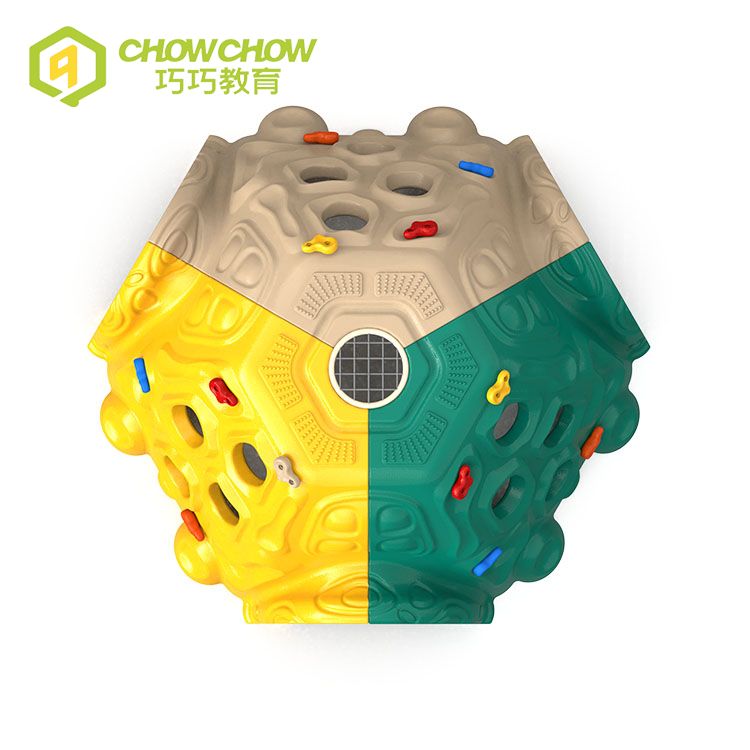 Qiao Qiao Children Outdoor Climbing net Ball Toys Outdoor School Rock Climbing Plastic Ball Kids Playground Equipment for Park