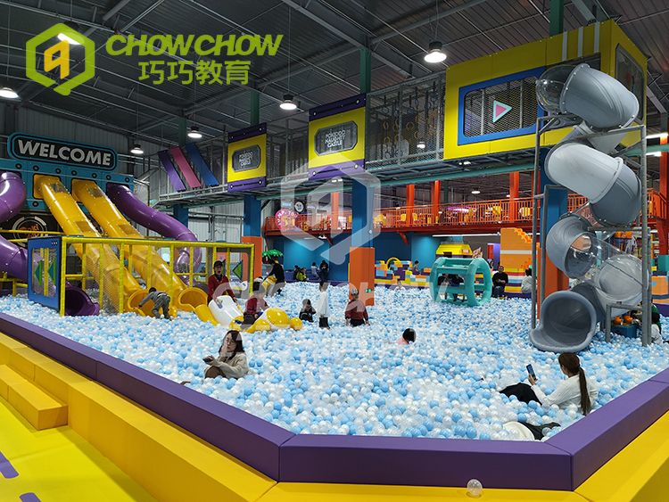 QiaoQiao 2024 commercial children playgrounds park with kids ball pits soft play playground equipment indoor for sale