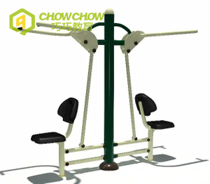 Outdoor sit pull push combination body building training exercise fitness equipment