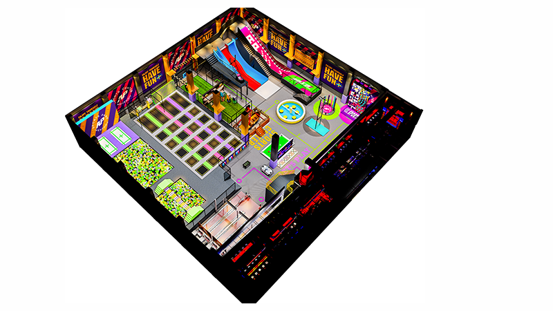 What are the venue requirements for an indoor children's playground?