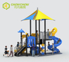 QiaoQiao kids home backyard Physical Activity playgrounds outdoor garden toy playground playhouse small plastic slide play set