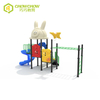 Small size kids outdoor slides outdoor playground with swing sets