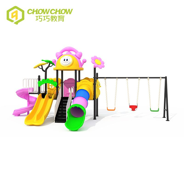 Outdoor Playground Play Set Children Plastic Slide For Kids Kindergarten Outdoor Playground