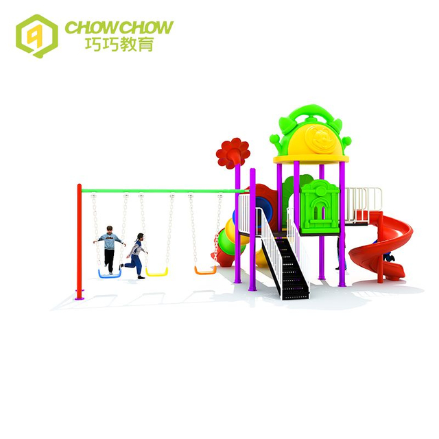 plastic outdoor playground with swing set jungle gym kids outdoor playground items