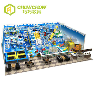 Qiaoqiao Customized 200SQM Ice And Snow Theme Indoor Playgound for Kids