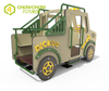 Qiaoqiao kids shaking toys kindergarten rocking rider playgrounds Car jumping Spring Rocker Playground for balance training