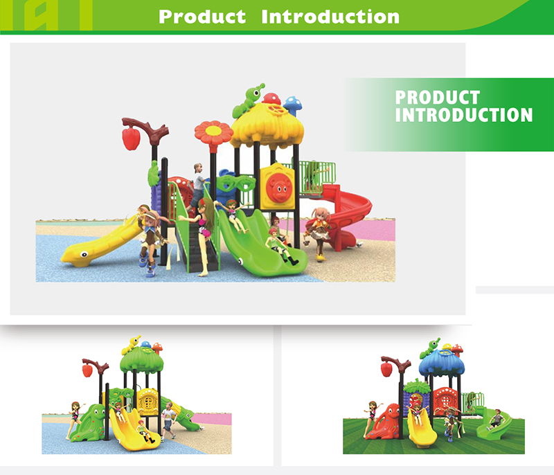 outdoor play slide set