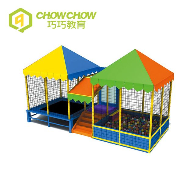 Qiaoqiao Mini Cheap Indoor Outdoor Jumping Trampoline Park for Kids