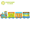 Early Education Train Interactive Wooden Wall Game Toys for Sale