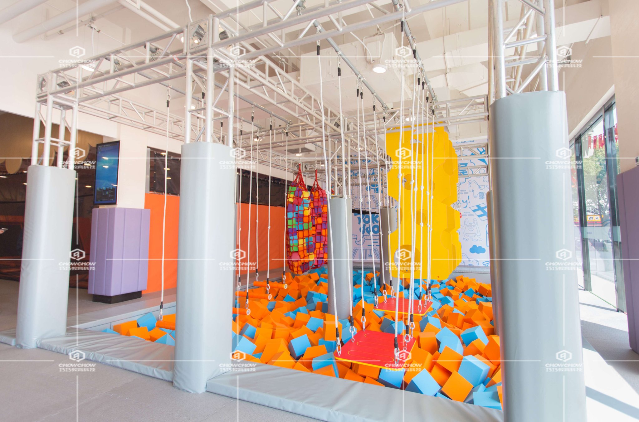 Color Options for Indoor Children's Playground