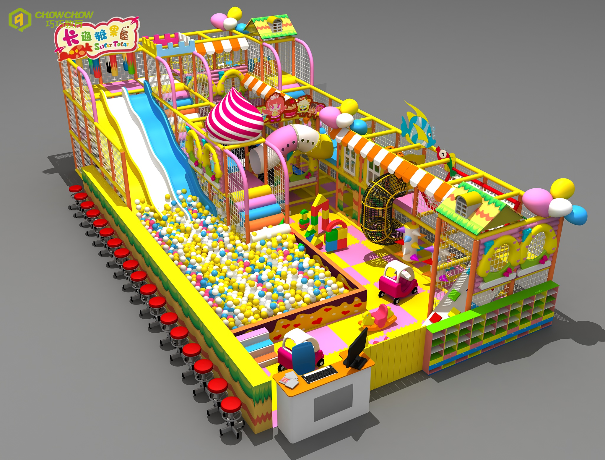New Design Amusement Park Children Commercial Kids Small Indoor Playground Equipment,
