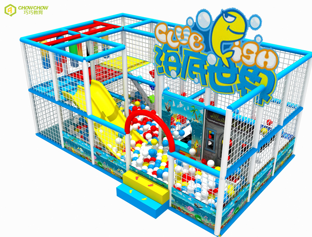 New design Funny playground soft plastic kids children indoor playground slide castle for sale