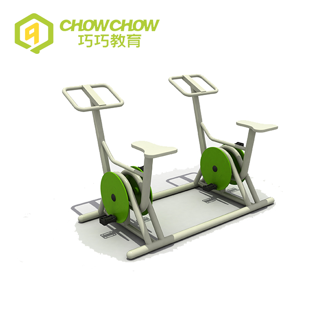 Qiaoqiao Factory Supply Exercise Bike Outdoor Fitness Equipment for Outdoor Playground