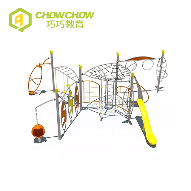 Qiaoqiao Customized Outdoor Playground Outdoor Rope Climbing Net Slide for Kids