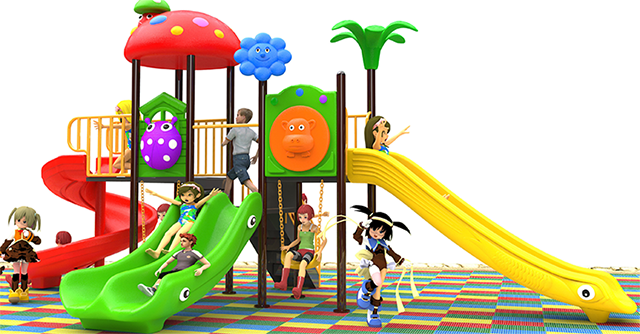 Qiao Qiao children outdoor playground small slide set for kindergarten children's playground equipment outdoor
