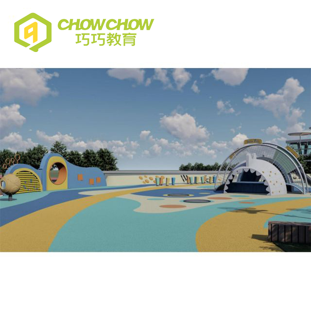 Qiao Qiao Customized outside Outdoor Playground Equipment Project Case for Park