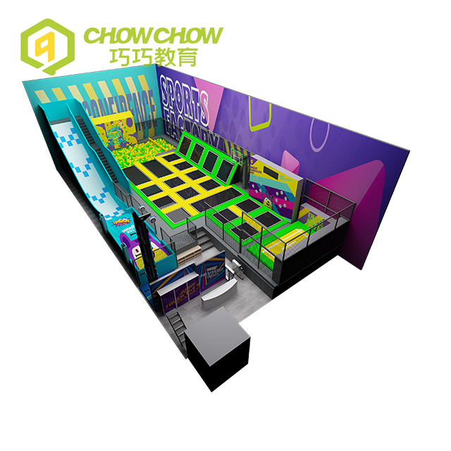 Qiaoqiao Professional Trampoline Park Equipment for Kids