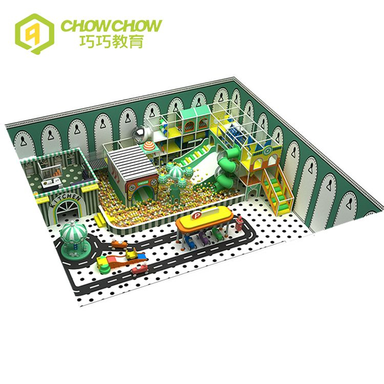 Qiaoqiao Popular children indoor play area manufacture play center kids funny games soft playground indoor maze naughty castle