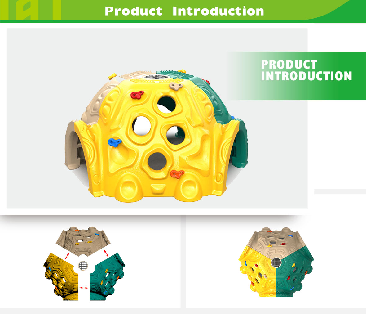 commercial plastic outdoor playground