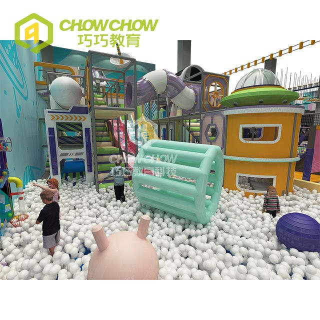 Qiaoqiao Macaron Theme Playground Equipment Soft Play Area Kids Indoor