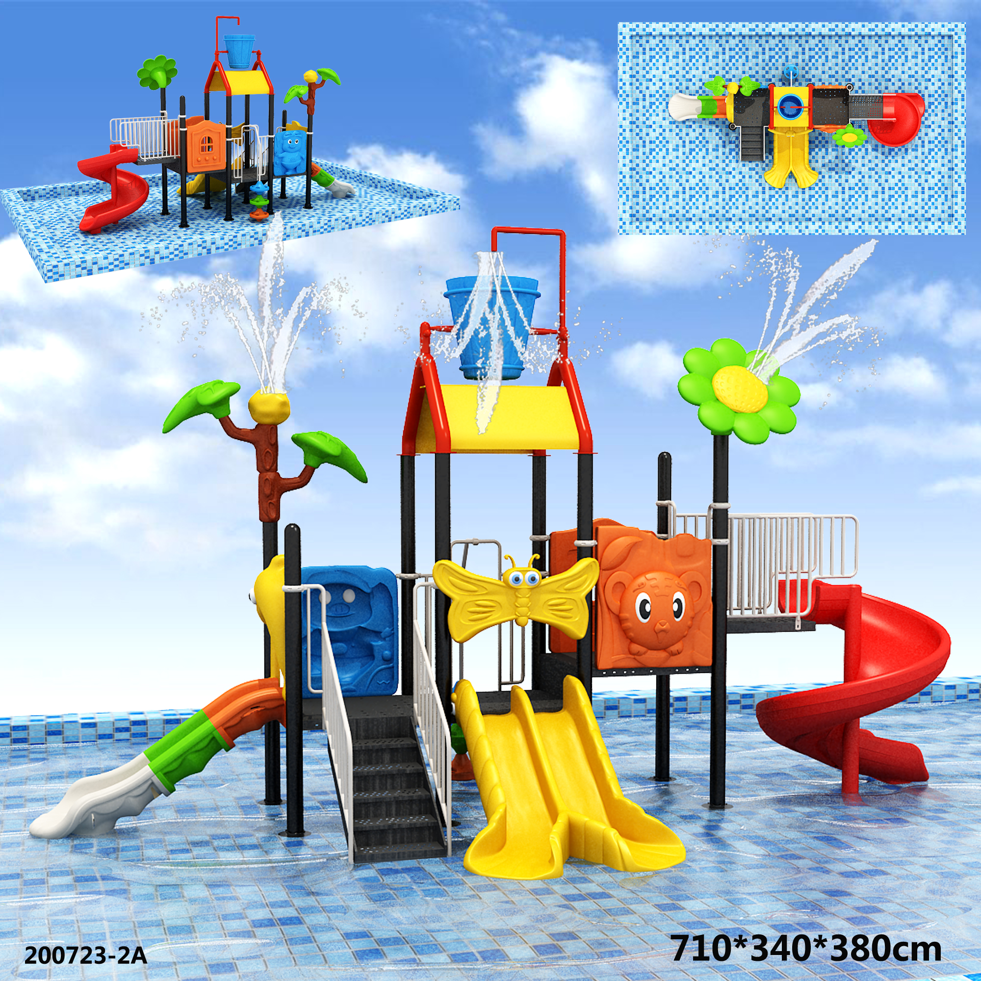 Outdoor water playground equipment installation of 7 tips