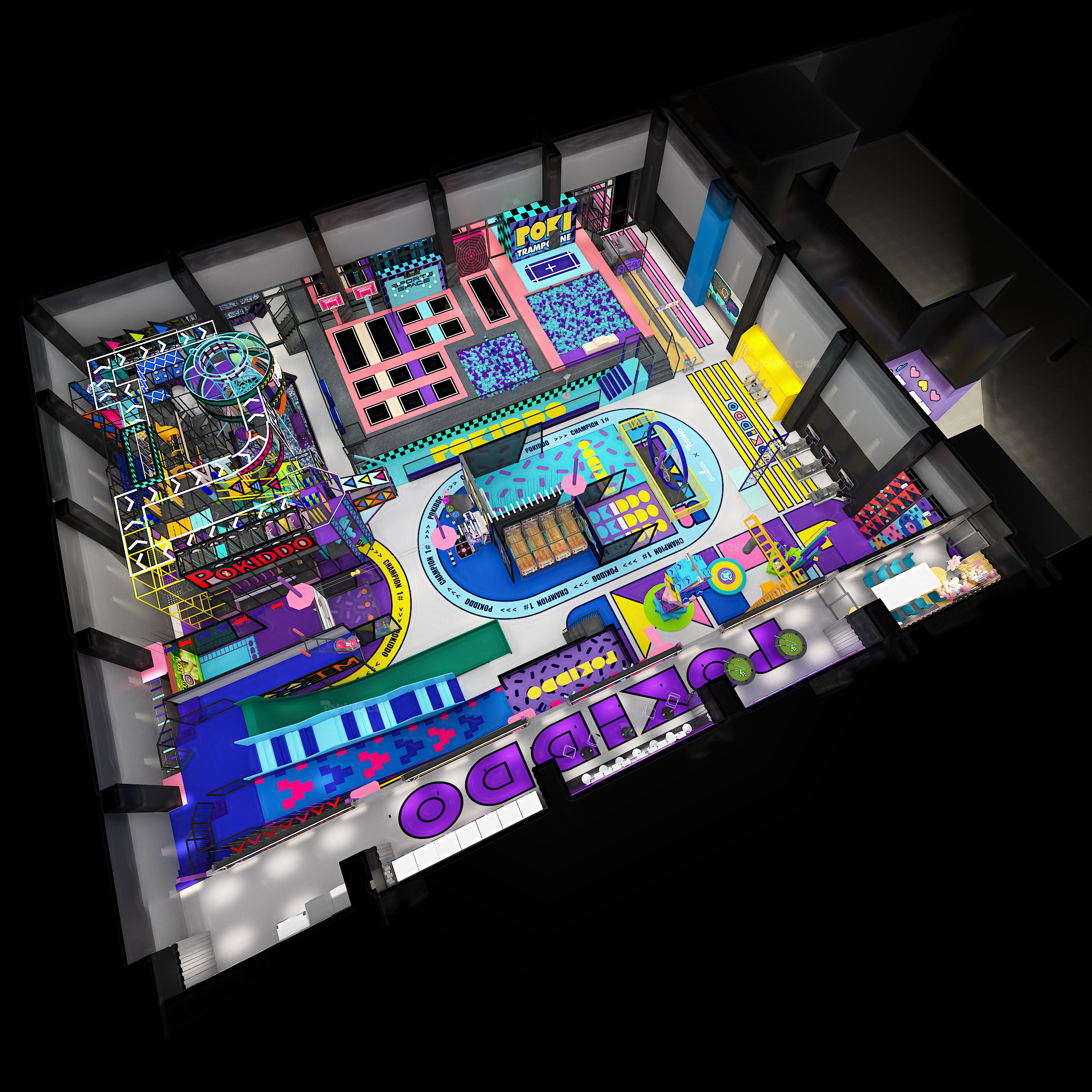 indoor playground environmental design