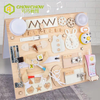 Early Educational Multifunction Learning Toy Montessori Kids Training Busy Board