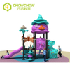 Kids Genie Elf Themed Blue Purple Outdoor Playground Equipment for Sale