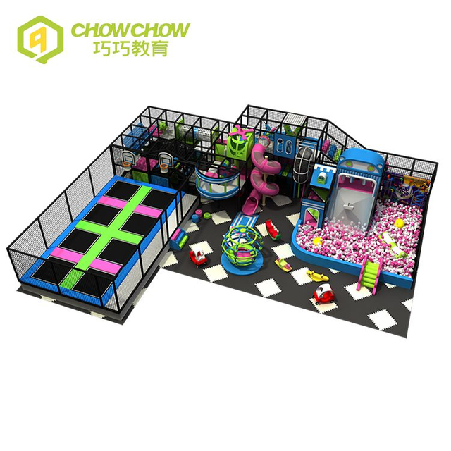 Qiaoqiao High quality kids theme indoor playground children commercial equipment prices kids indoor playground for sale