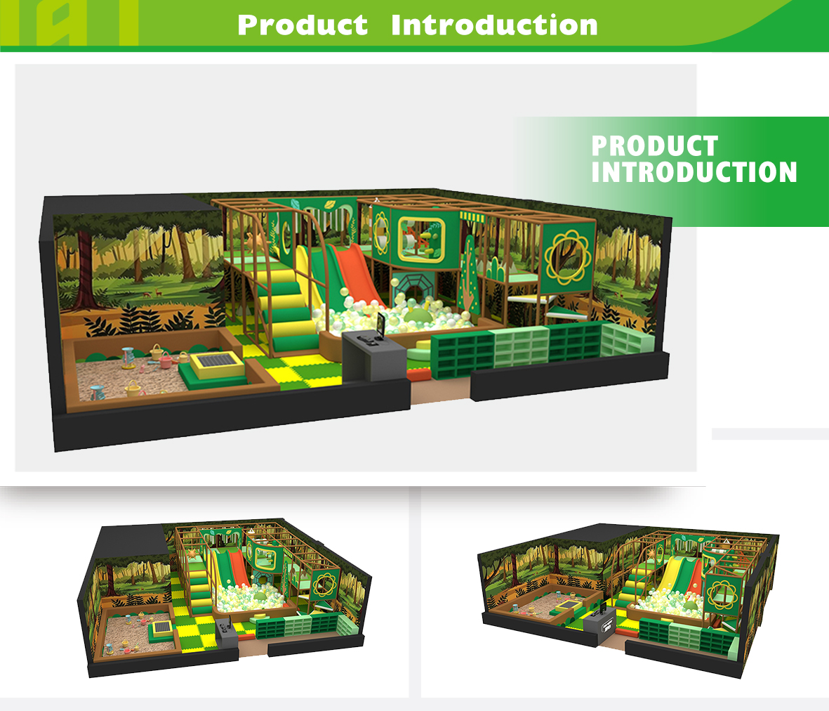 forest theme indoor playground