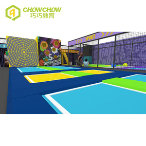 QiaoQiao kids indoor commercial family play center climbing jumping amusement park equipment trampoline park indoor for teenager