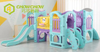 multifunctional New Design Household Big Plastic Slides And Swings Slide For Kids