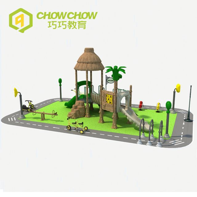 QiaoQiao Plastic Slide Outdoor Playground Children Outdoor Playground Equipment Slide for Children