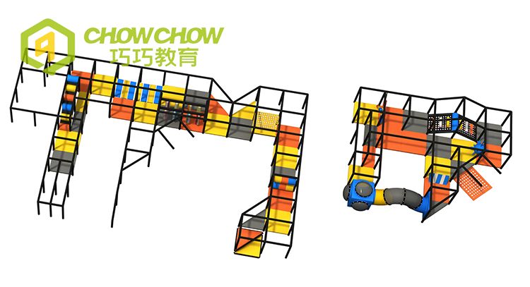 Qiao Qiao Indoor Soft Play Naughty Castle Children Maze Game Play Area Equipment commercial Kid Large Indoor Playground for baby