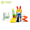 Small size kids outdoor slides outdoor playground with swing sets