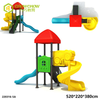 Factory Commercial Plastic Kids play game Outdoor Sports Activity Field Playground Equipment Slide Sets