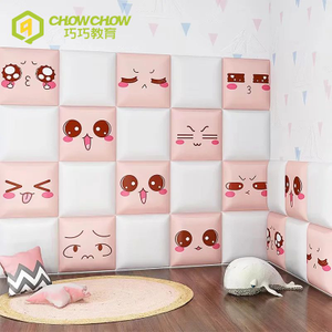 Children Indoor Playground wall padding protect Kids soft play equipment wall mat