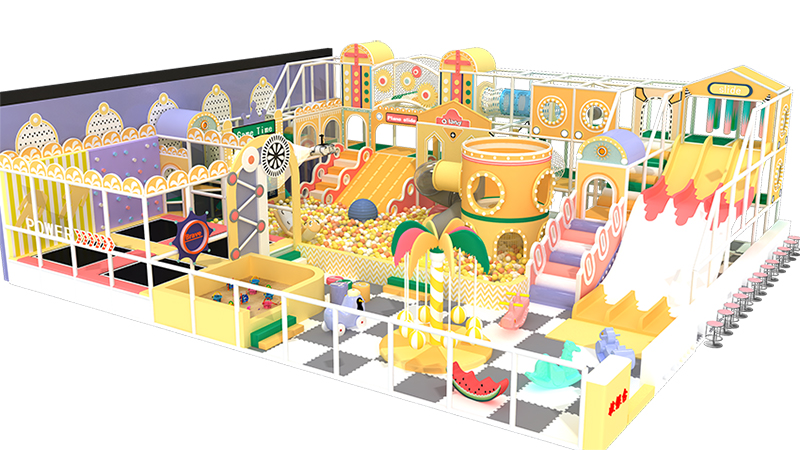 How to make money for the small indoor soft playground kids play park?