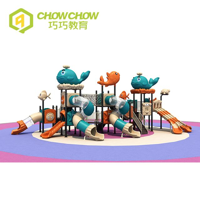 QiaoQiao Amusement adventure park design Children multi play Equipment Kids Outdoor Playground wholesale price for commercial use