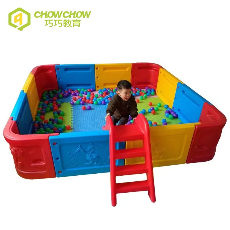 colorful square ocean playground indoor ball pool