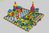 Commercial Safety Indoor Playground Toy Colorful EPP Foam Building Block