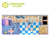 Qiao Qiao Pink Theme Indoor Small Amusement Park Soft Play Equipment For Kids
