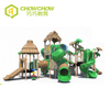 Qiaoqiao Big Old-growth Forest Theme Playground Slide Set for Outdoor Equipment