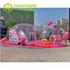 Hot Sale Pink Pig Shape Inflatable Playground Transparent Kids Inflatable Bubble House