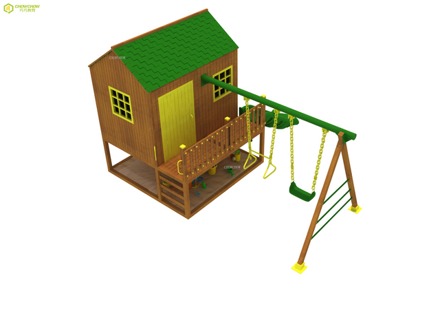 QiaoQiao Outdoor Playground Equipment for Kids Playhouse Indoor Outdoor Fashion Plastic Playhouse Manufacturer