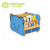  children Wood Mobile kids bookcase Bookshelf storage cabinets