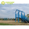 QiaoQiao Outdoor Steel Kids Zip Line Playground Challenge Fly Equipment for Sale