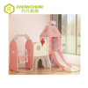 Indoor Children Playhouse With Swing Slide Double Slide 