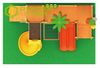 plastic slide outdoor playground children daycare outdoor playground equipment slide
