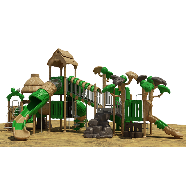 Commercial Outdoor Plastic Playground Equipment Cute Playground for Kids